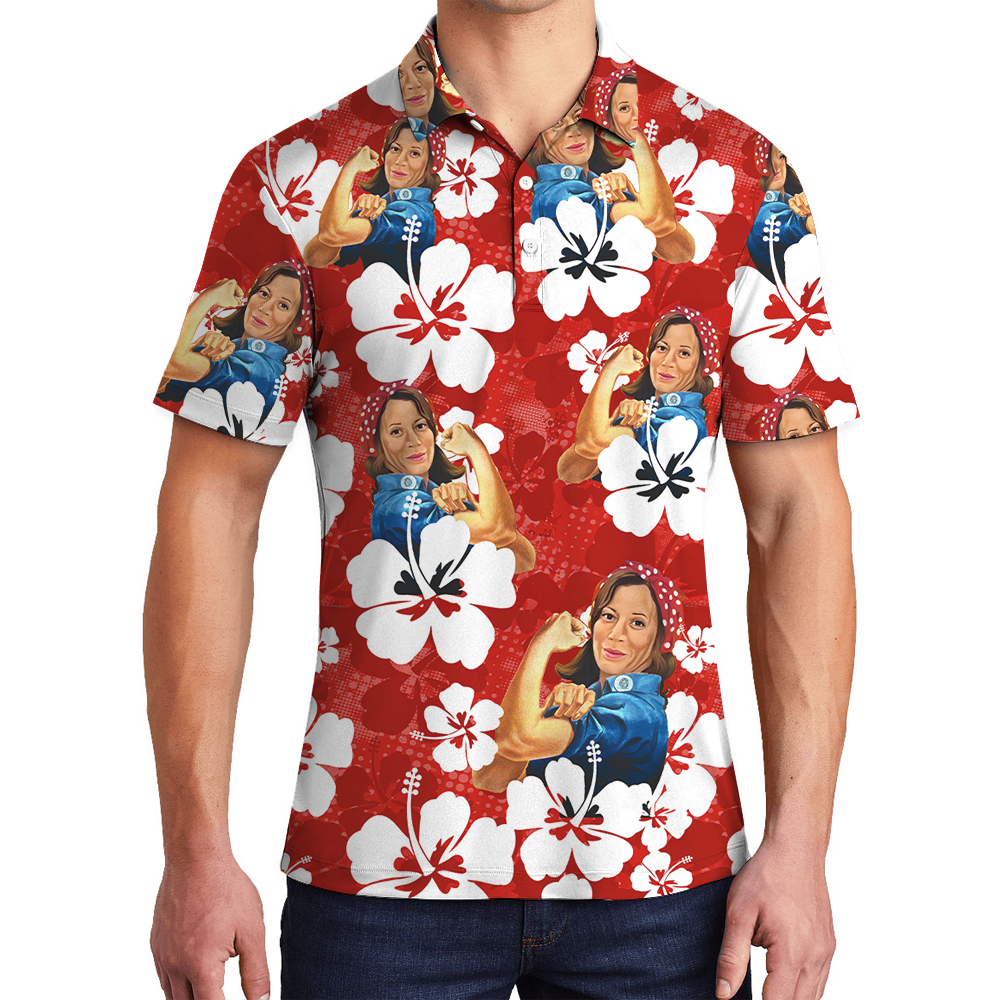 Rosie The Riveter Kamala Harris Hawaiian Shirt - variant image 1