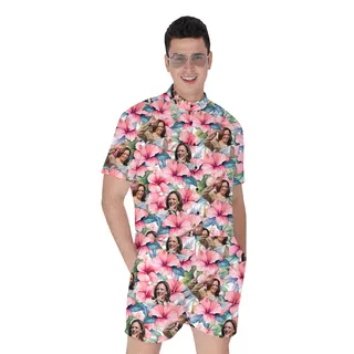 Kamala Harris Hibiscus Romper