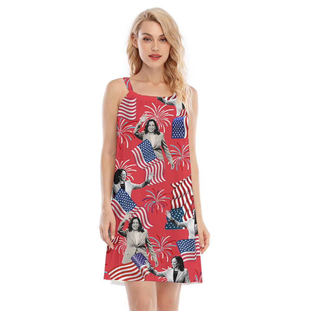 American Flag Kamala Harris Cami Dress - variant image 1