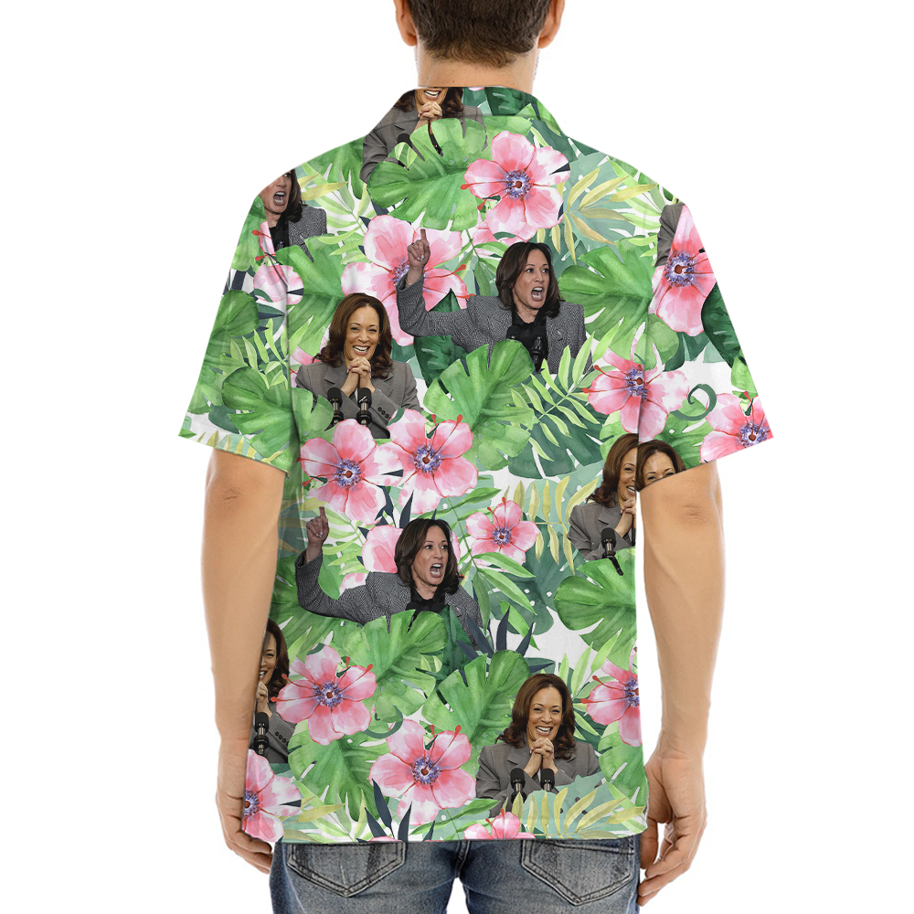 Kamala Harris Tropical Hawaiian Shirt
