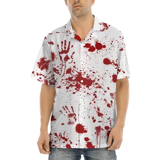 Bloody Haunted Halloween Hawaiian Shirt