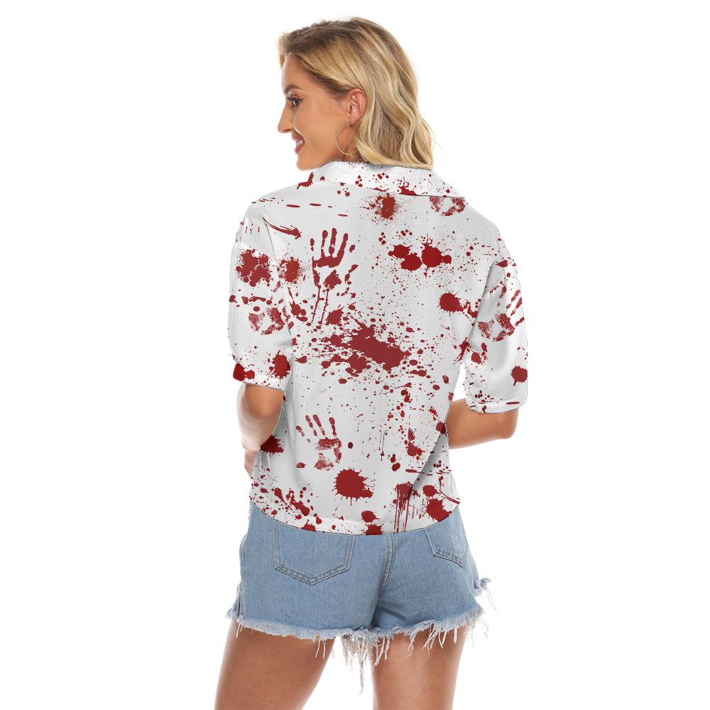 Bloody Costume Women's Crop Top Shirt