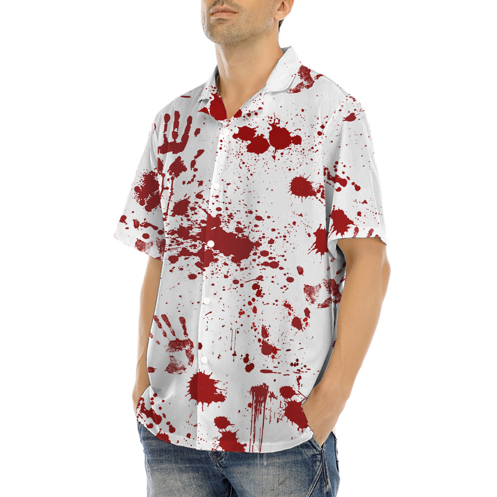Bloody Haunted Halloween Hawaiian Shirt
