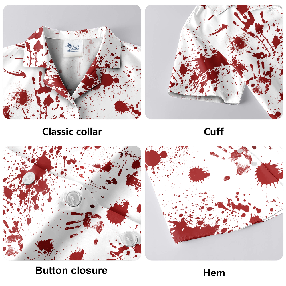 Bloody Haunted Halloween Hawaiian Shirt