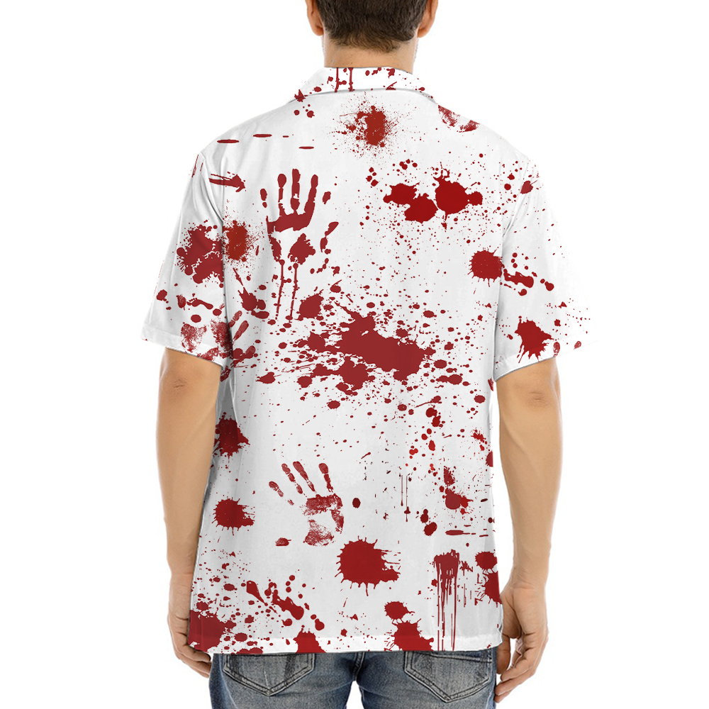Bloody Haunted Halloween Hawaiian Shirt