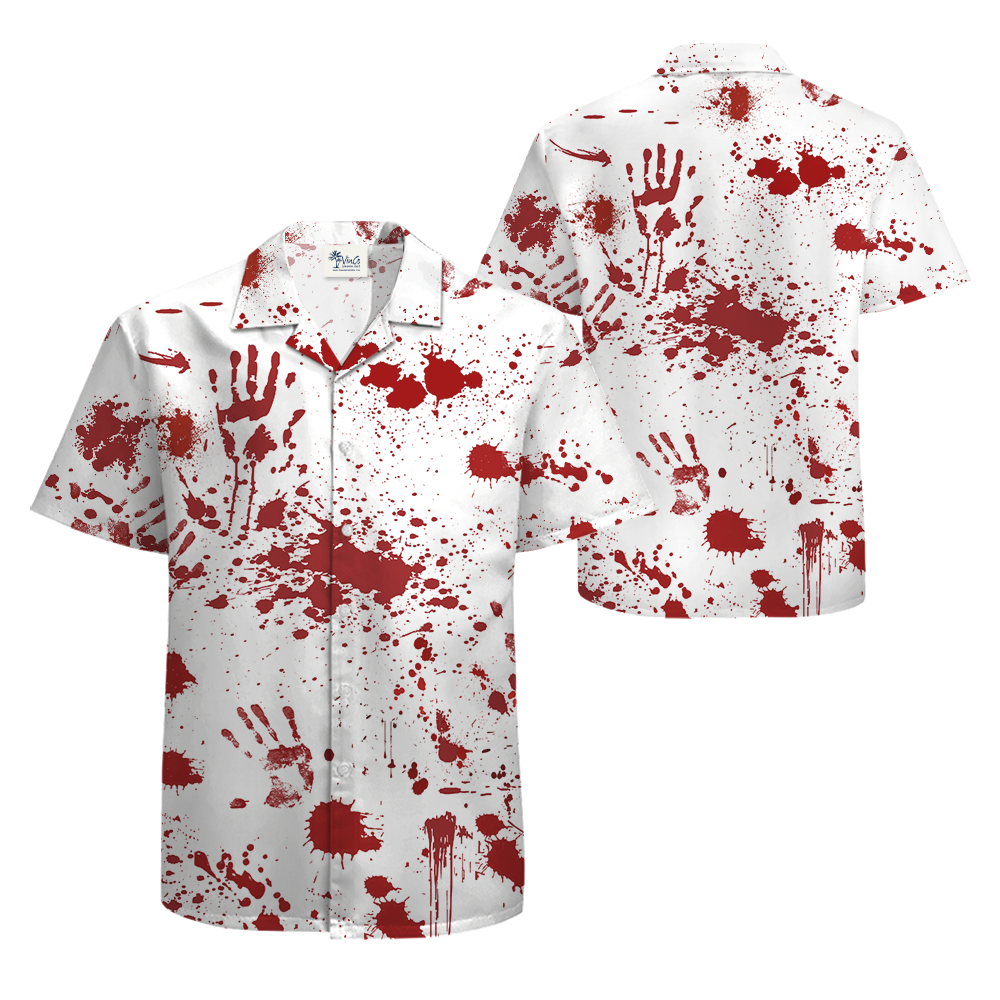 Bloody Haunted Halloween Hawaiian Shirt