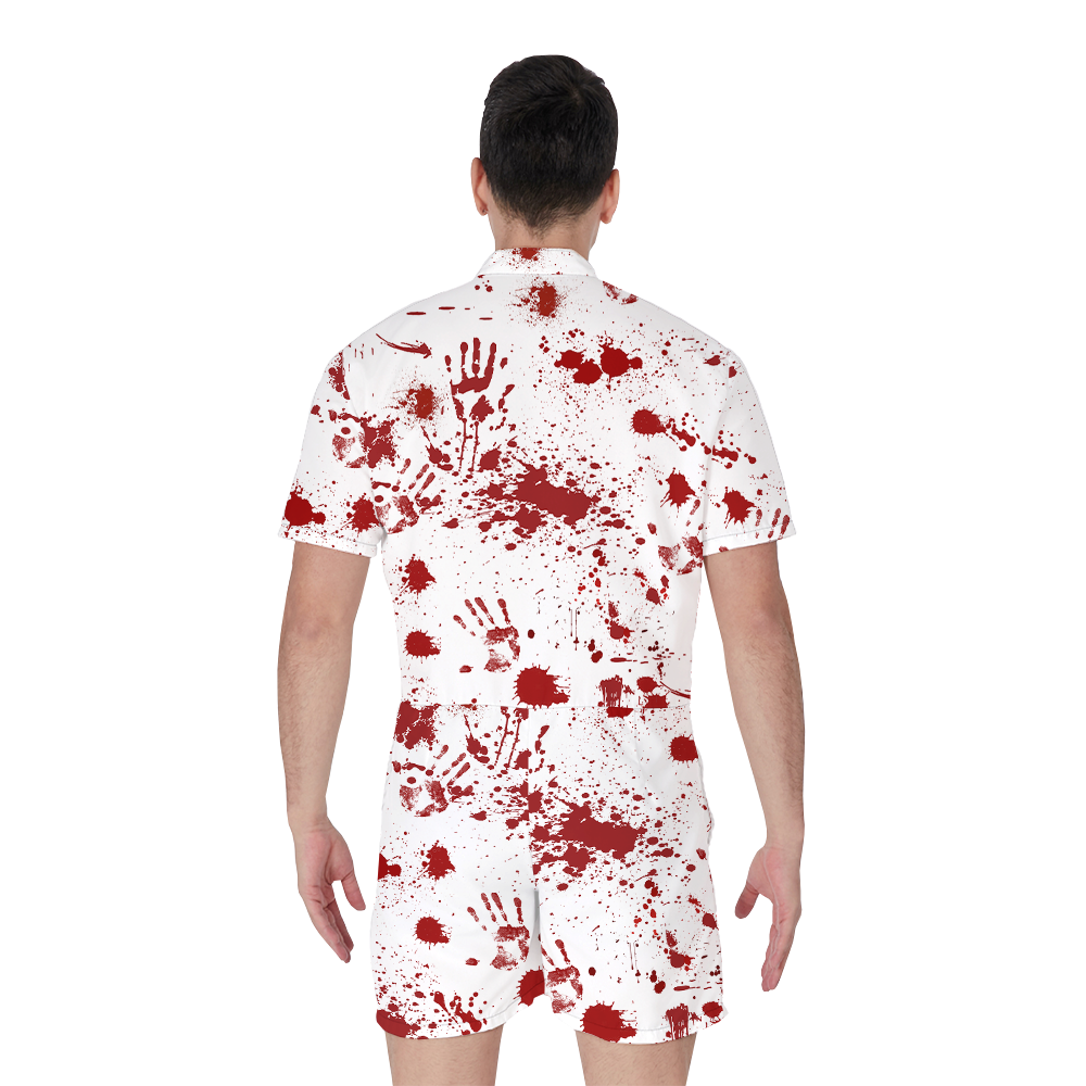 Horror Bloody Costume Men's Romper