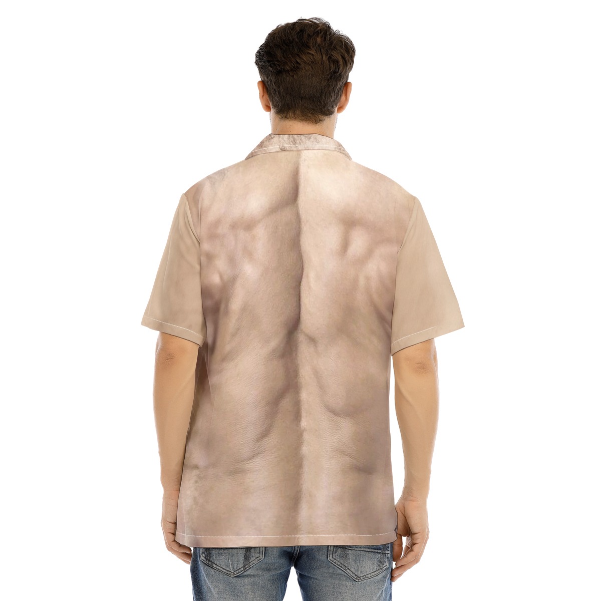 Ugly Hairy Chest Funny Hawaiian Shirt