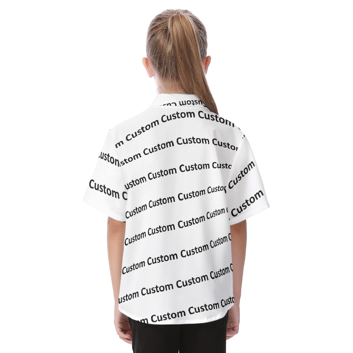 Fully Custom Kid's Hawaiian Shirt With Photos