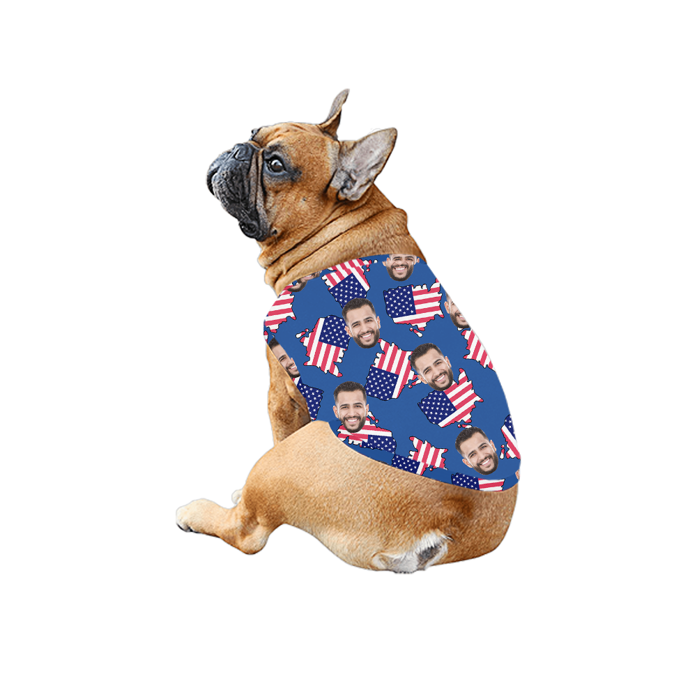 Custom Face USA Maps Matching Hawaiian Outfits For Family
