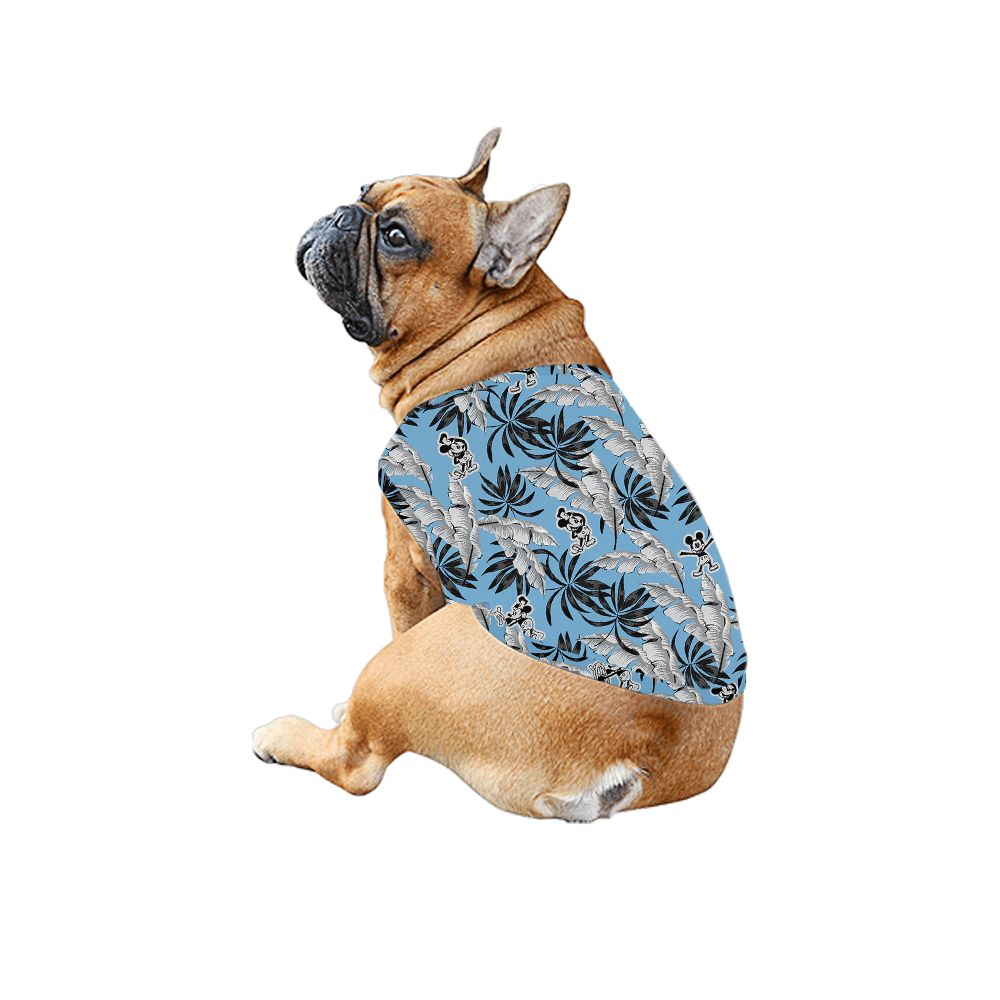 Tropical Blue Steamboat Willie Mickey Matching Family Hawaiian Shirt