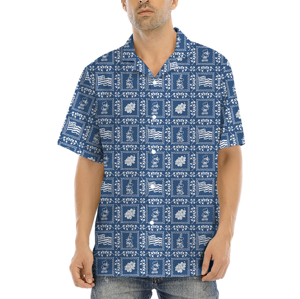 Heritage Mickey Steamboat Willie 1928 Print Hawaiian Shirt - variant image 1