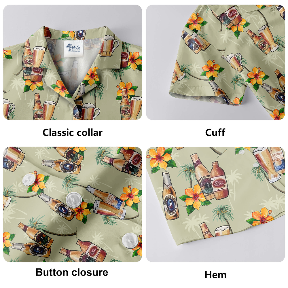 Classic Style Beer Hawaiian Shirt