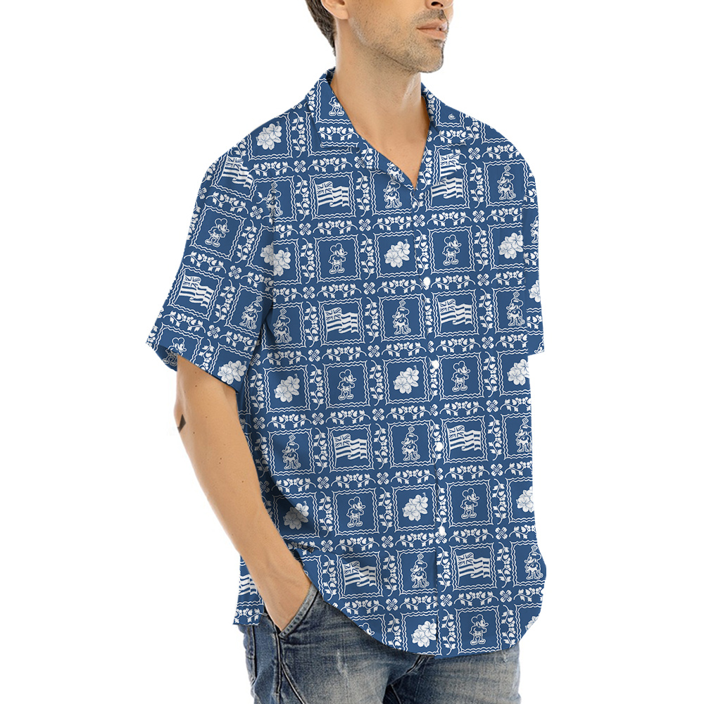 Heritage Mickey Steamboat Willie 1928 Print Hawaiian Shirt