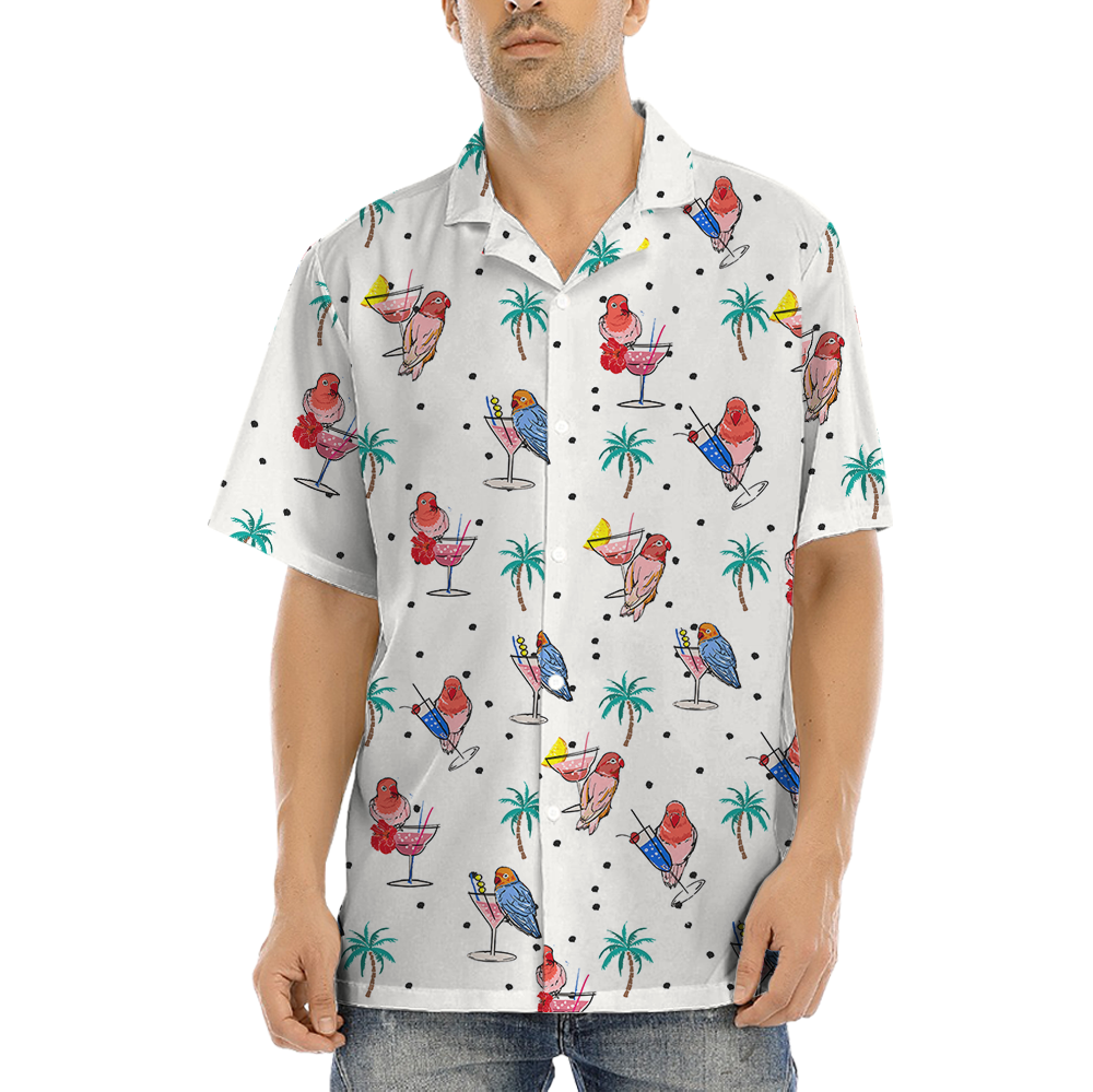 Parrot Cocktails Hawaiian Shirt - variant image 1