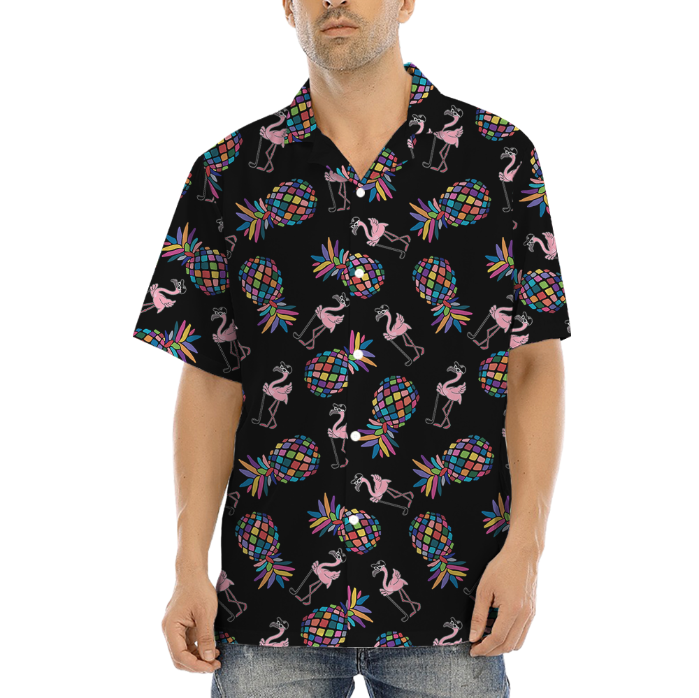 Flamingo Golf Pineapple Hawaiian Shirt - variant image 1