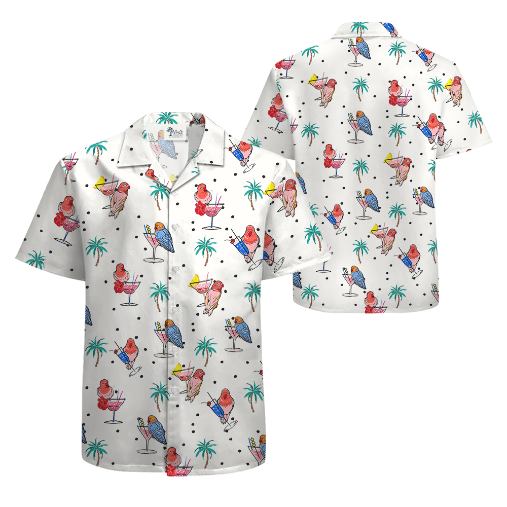 Parrot Cocktails Hawaiian Shirt