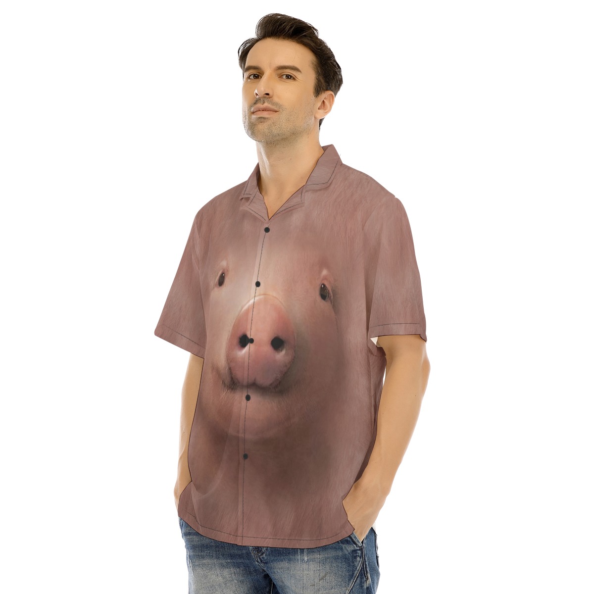 Funny Pig Hawaiian Shirt