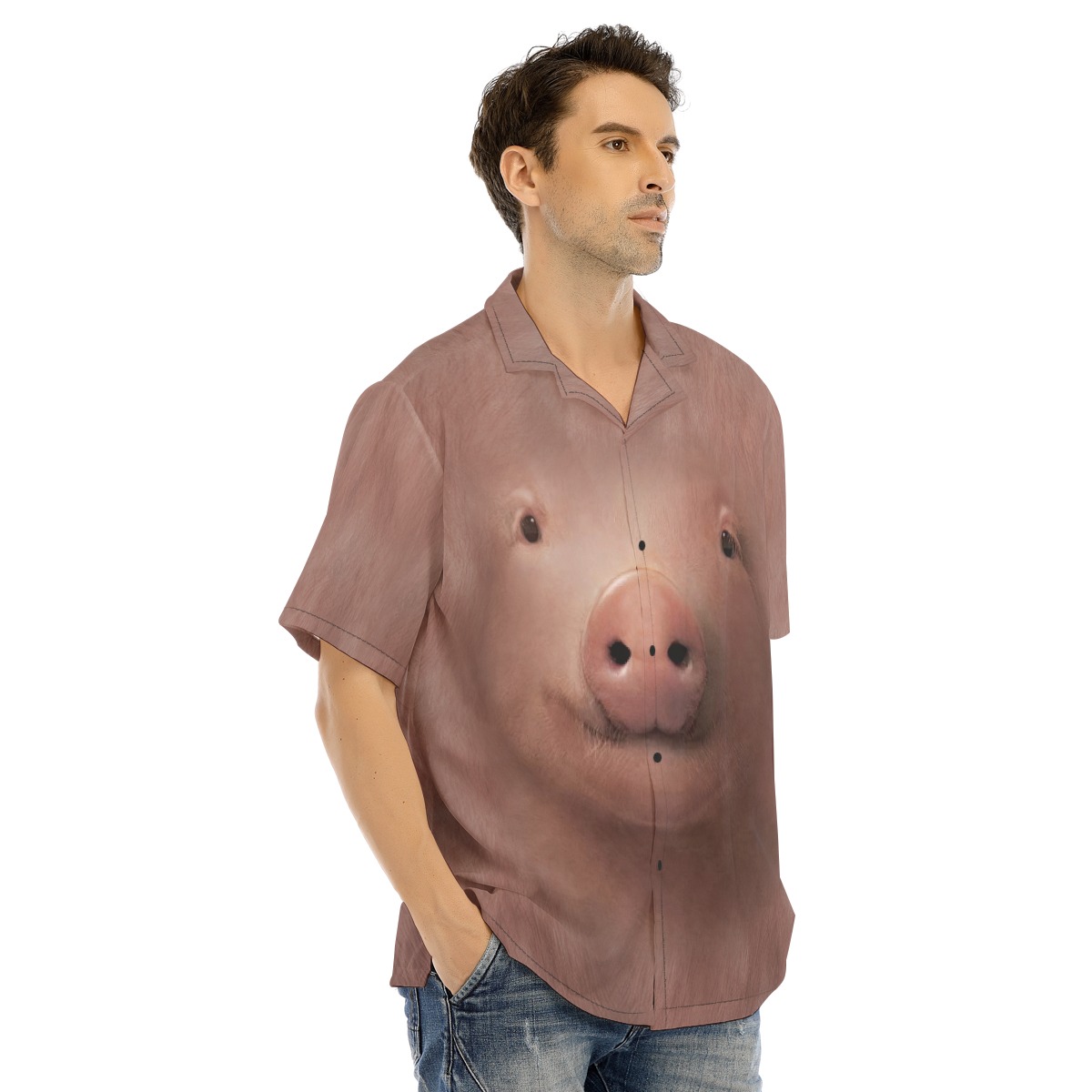 Funny Pig Hawaiian Shirt