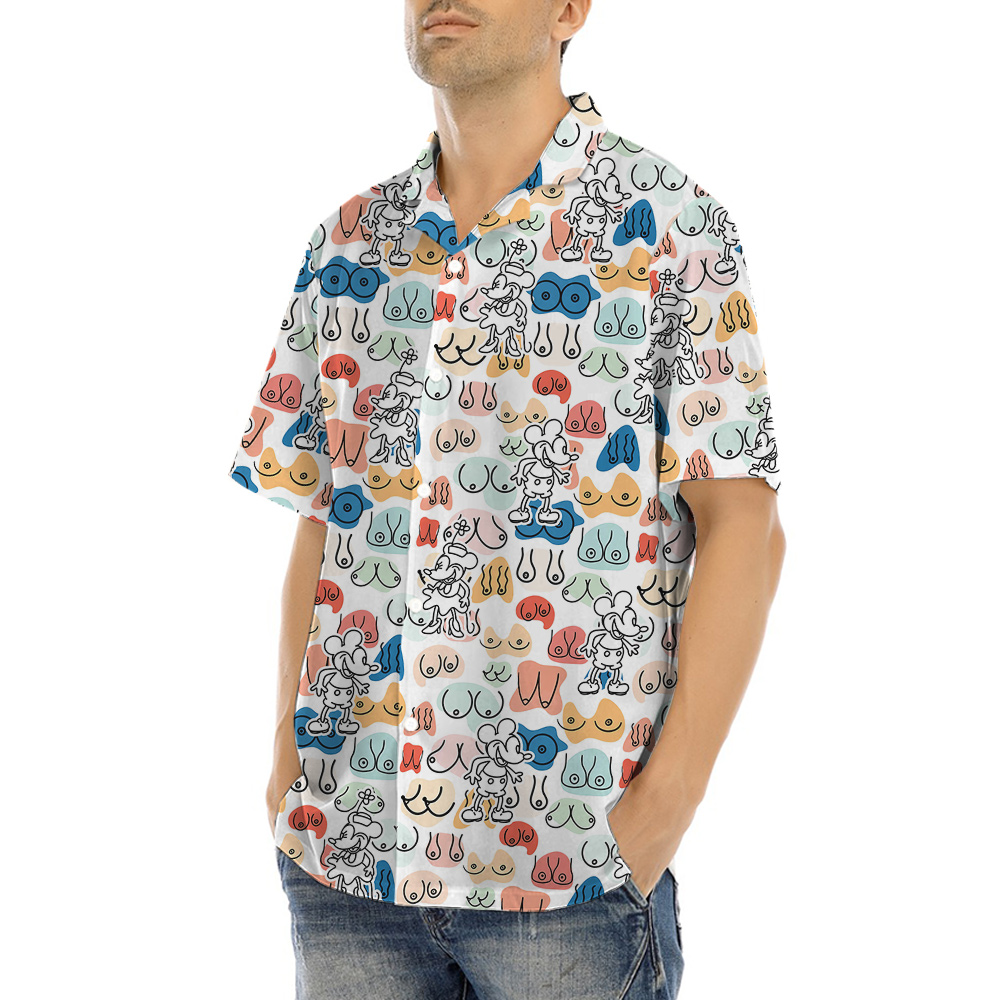 Naughty Mickey Steamboat 1928 Hawaiian Shirt