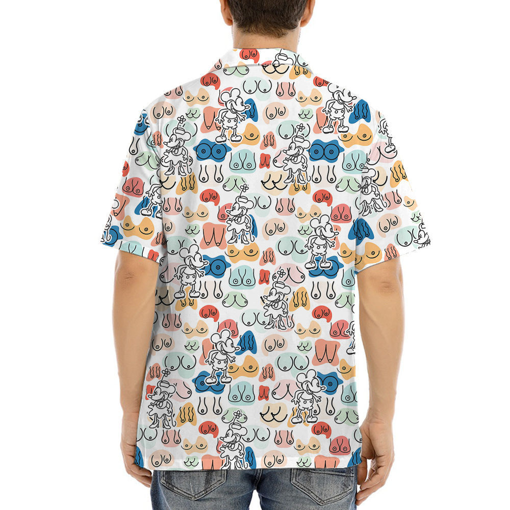 Naughty Mickey Steamboat 1928 Hawaiian Shirt