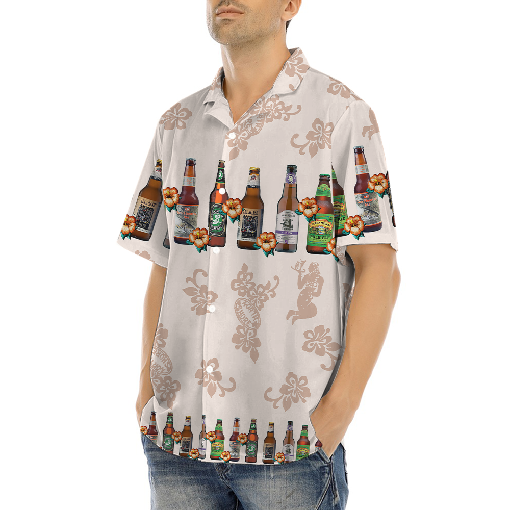 Vintage Beer Aloha Shirt