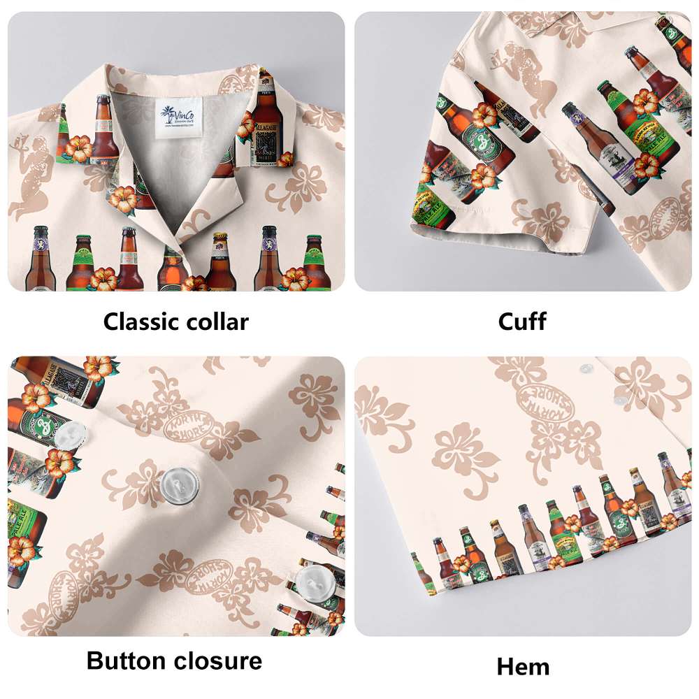 Vintage Beer Aloha Shirt