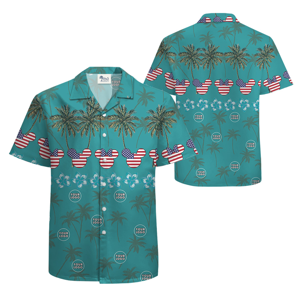 USA Mickey Steamboat Willie 1928 Hula Shirt Team Logo