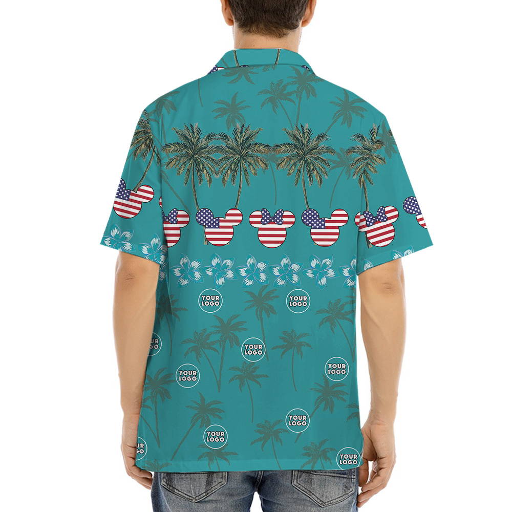 USA Mickey Steamboat Willie 1928 Hula Shirt Team Logo