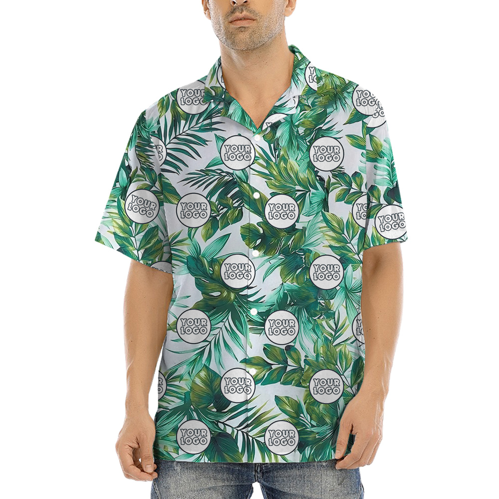 Fresh Forest Theme Custom Logo Hula Shirt - variant image 1