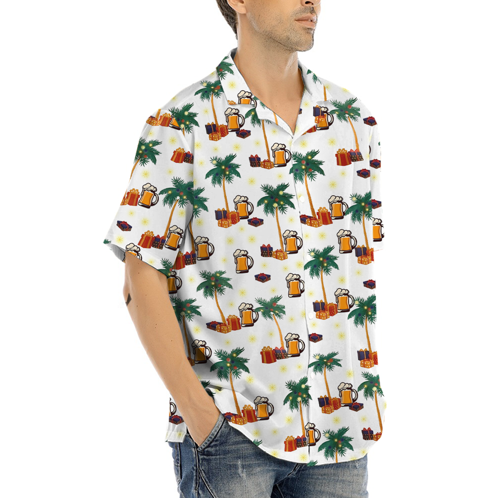 Christmas In July Beer Hawaiian Shirt