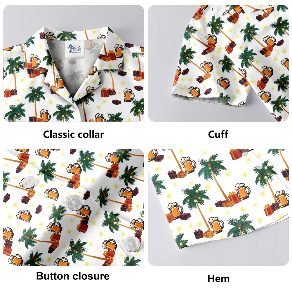 Christmas In July Beer Hawaiian Shirt