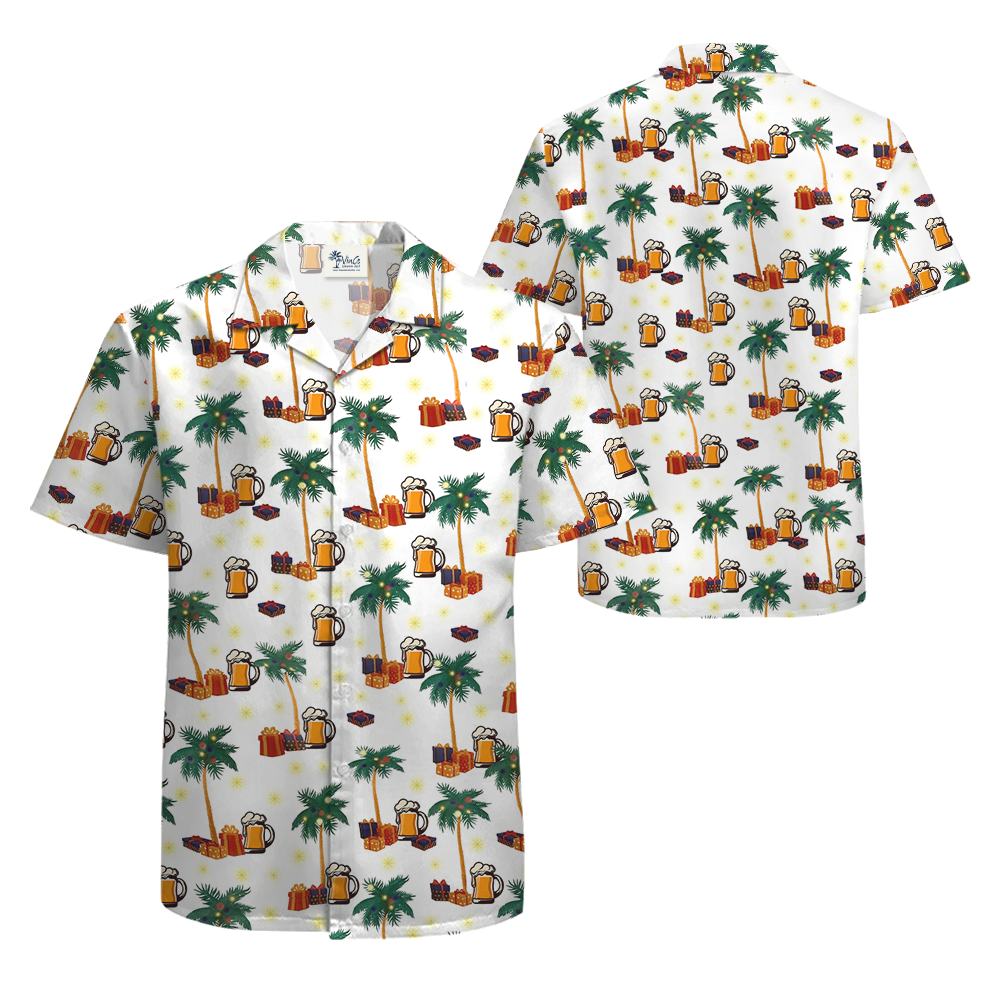 Christmas In July Beer Hawaiian Shirt