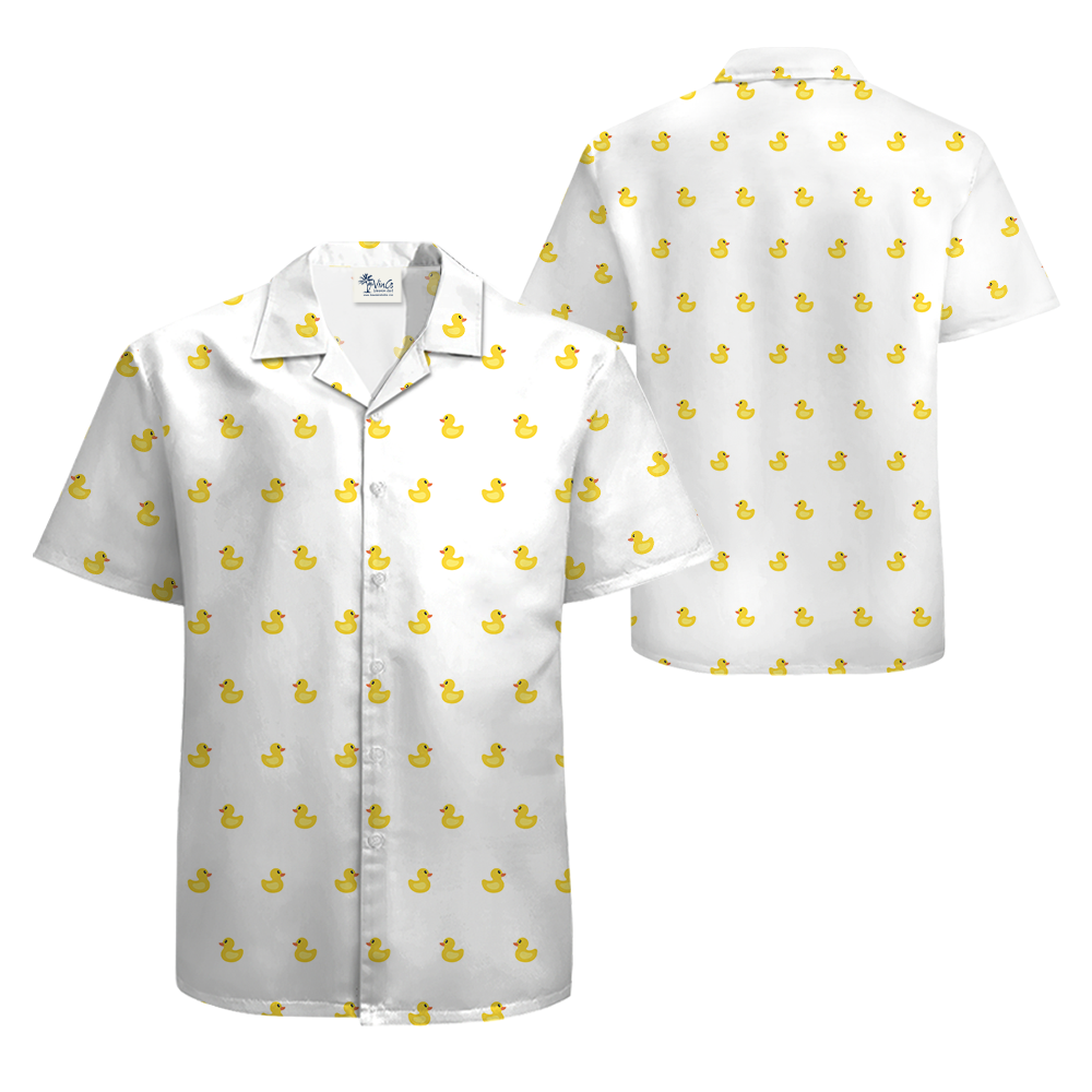Rubber Duck Hawaiian Button Up Shirt