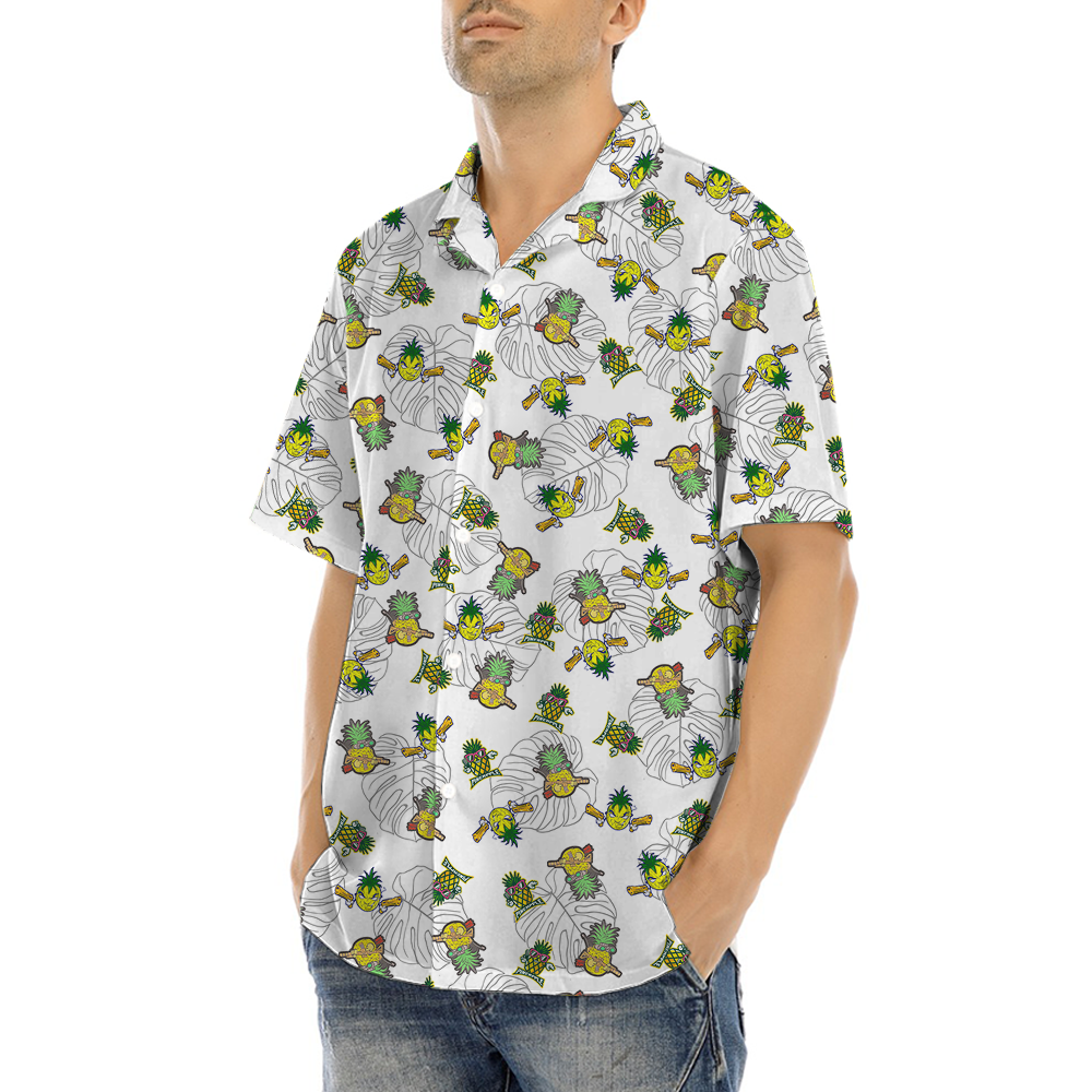 Cool Tactical Pineapple Hawaiian Shirt