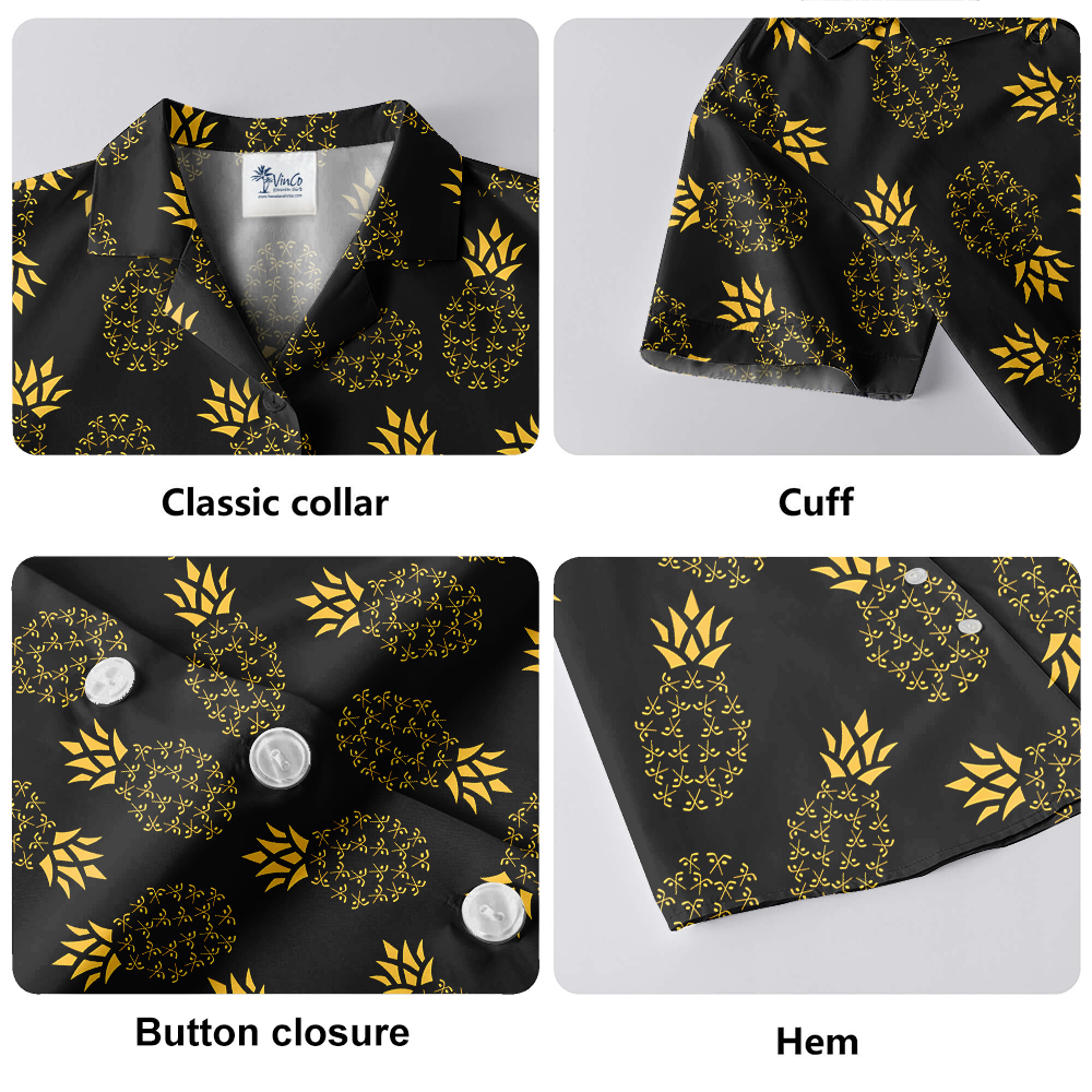 Golf Pineapple Hawaiian Shirt