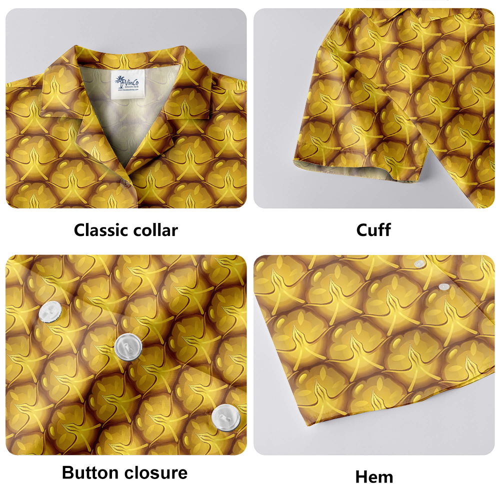 Cosplay Pineapple Hawaiian Shirt