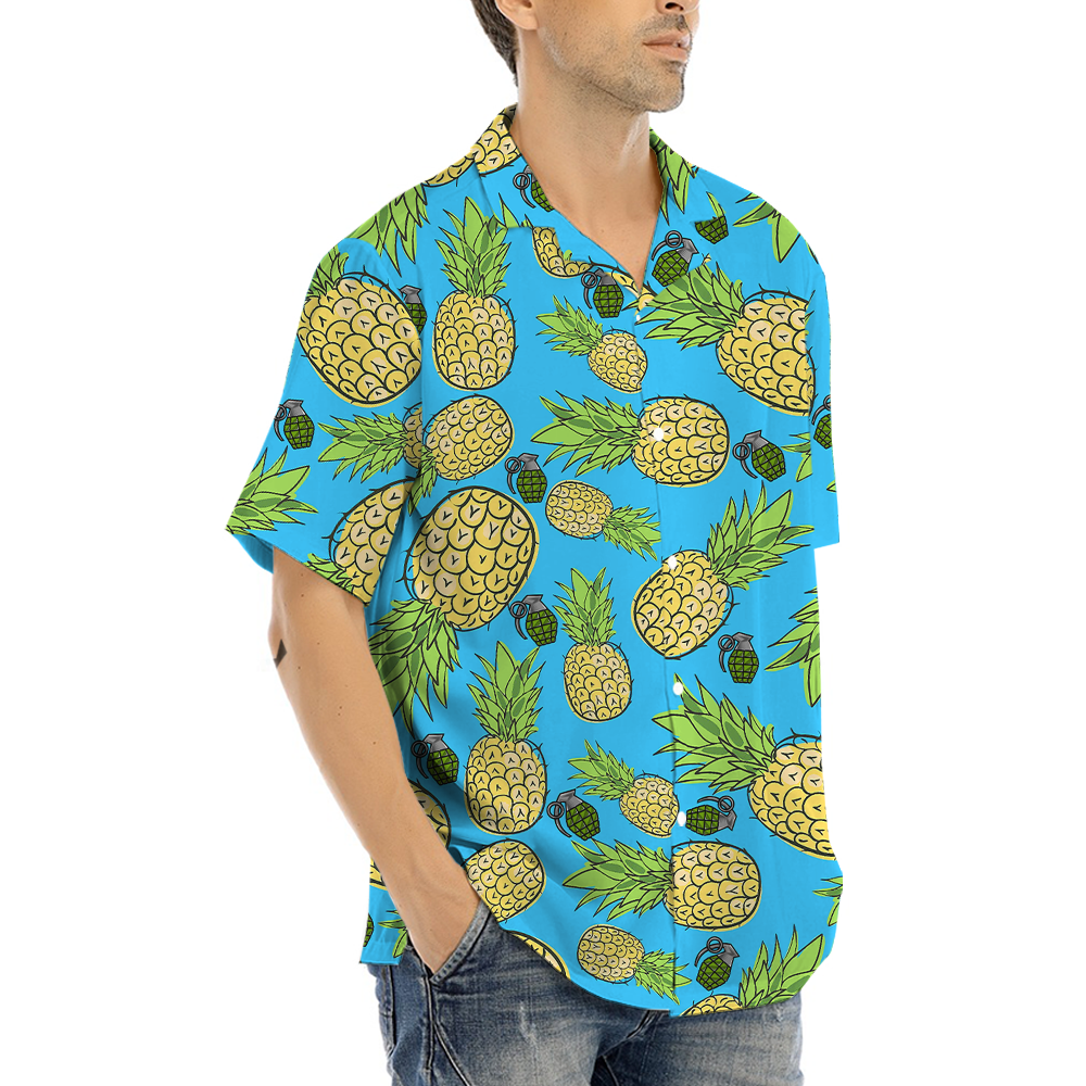 Grenade Tactical Pineapple Hawaiian Shirt