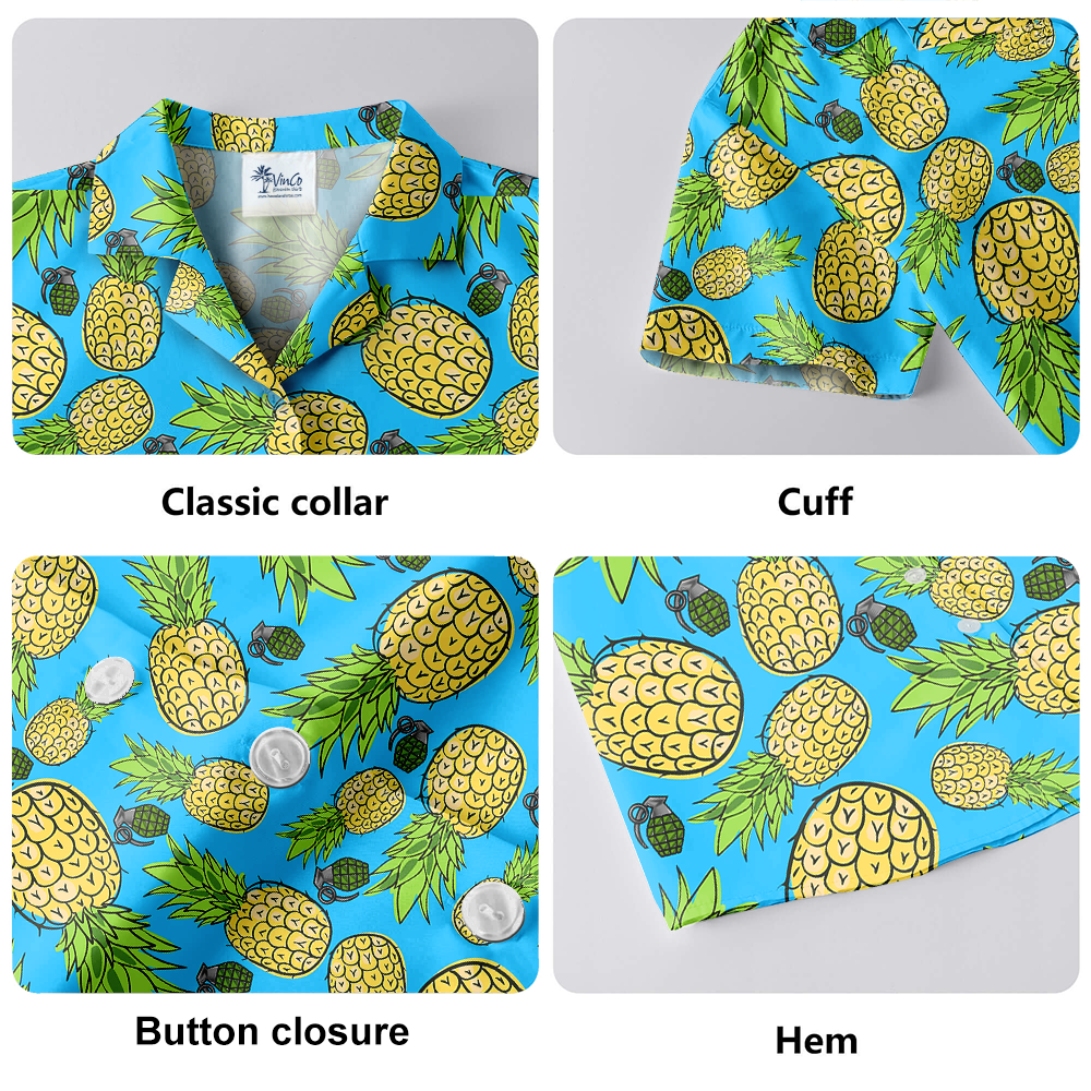 Grenade Tactical Pineapple Hawaiian Shirt