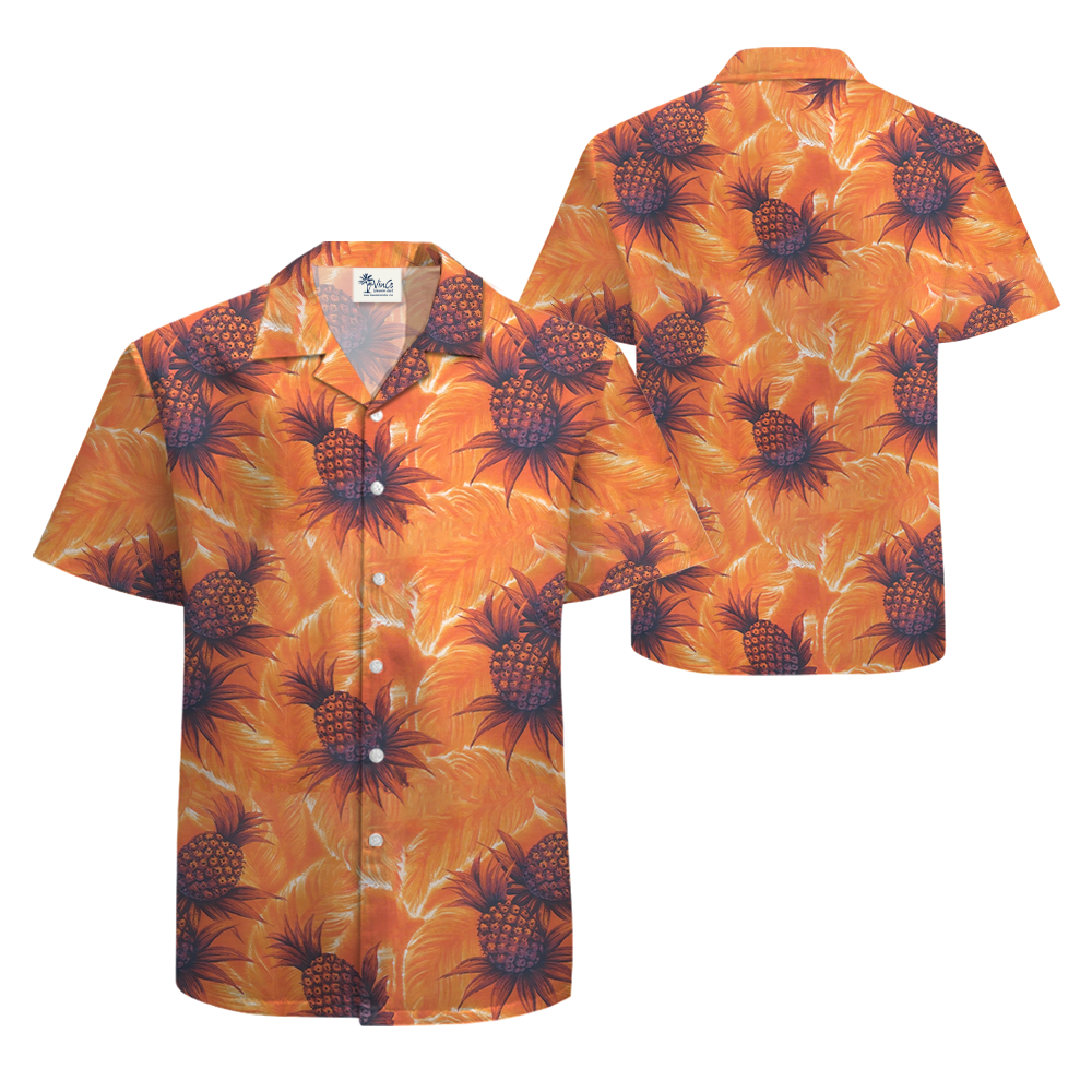 Vintage Pineapple Aloha Shirt
