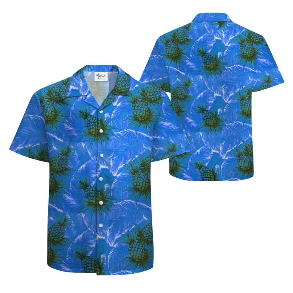 Vintage Pineapple Aloha Shirt