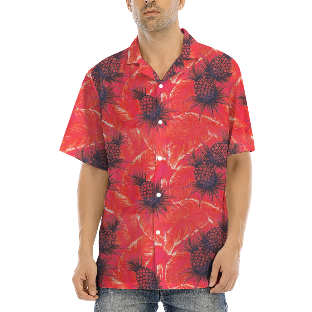 Vintage Pineapple Aloha Shirt