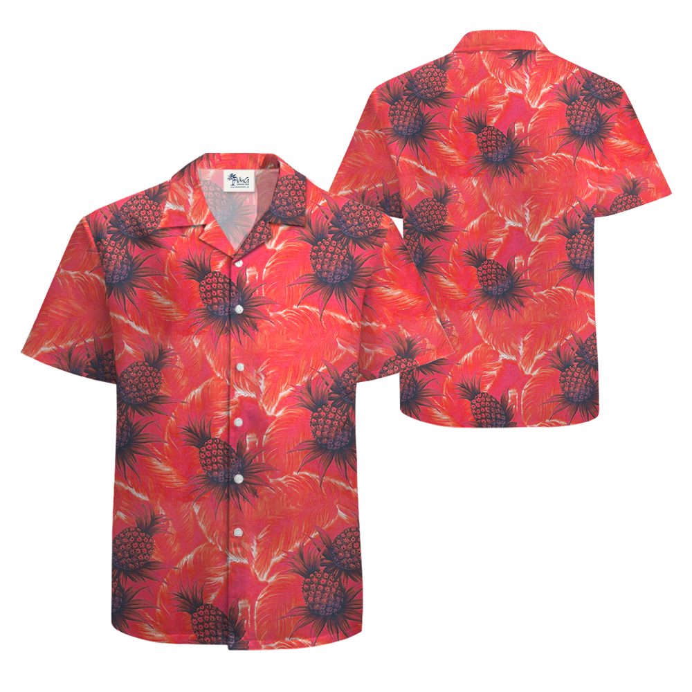 Vintage Pineapple Aloha Shirt