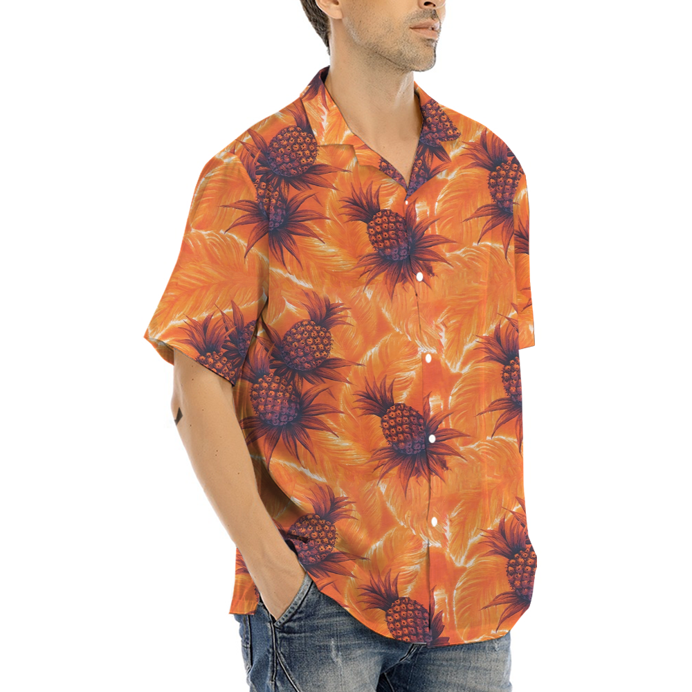 Vintage Pineapple Aloha Shirt
