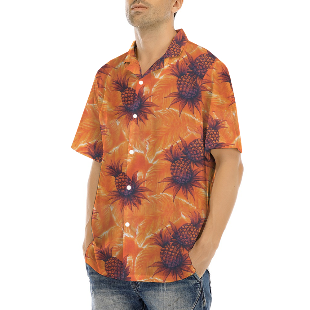 Vintage Pineapple Aloha Shirt