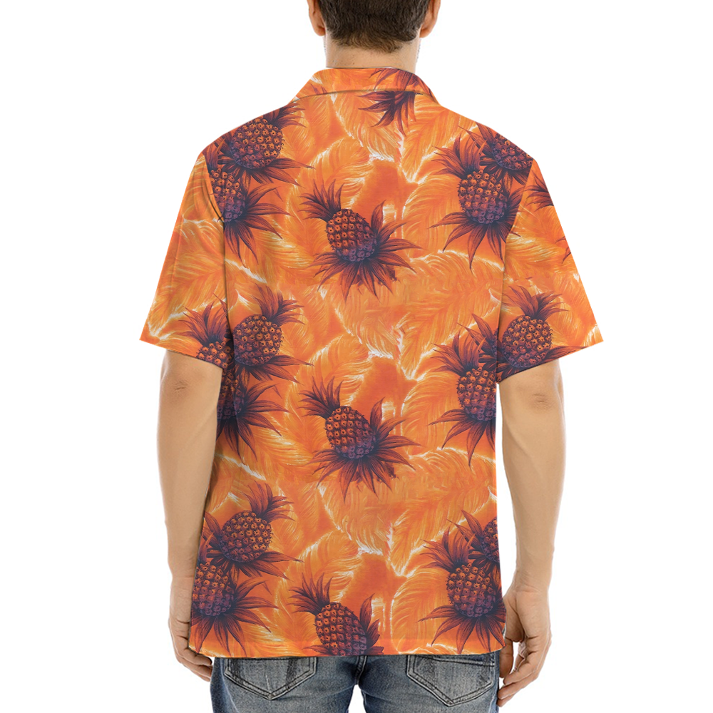 Vintage Pineapple Aloha Shirt