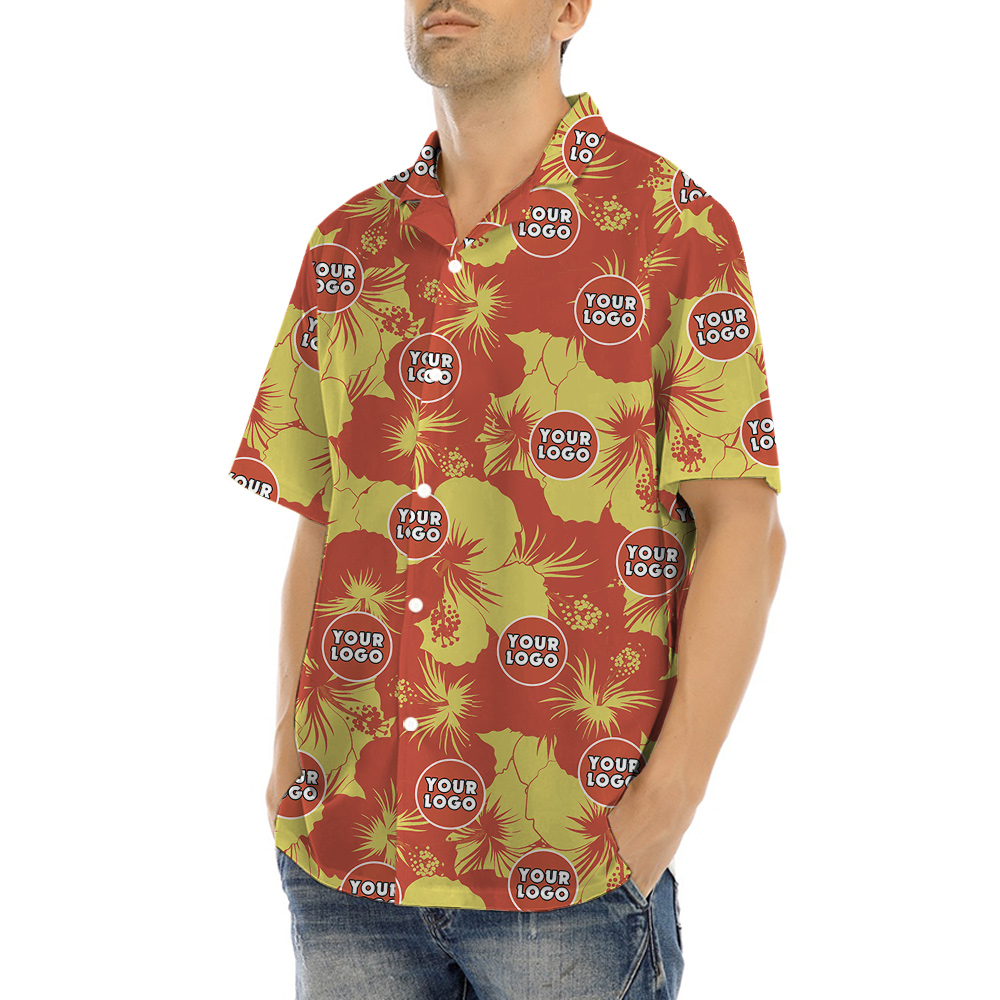 Sunset Hibiscus Theme Hawaiian Shirt Custom Pictures