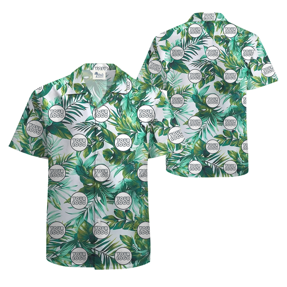 Fresh Forest Theme Custom Logo Hula Shirt