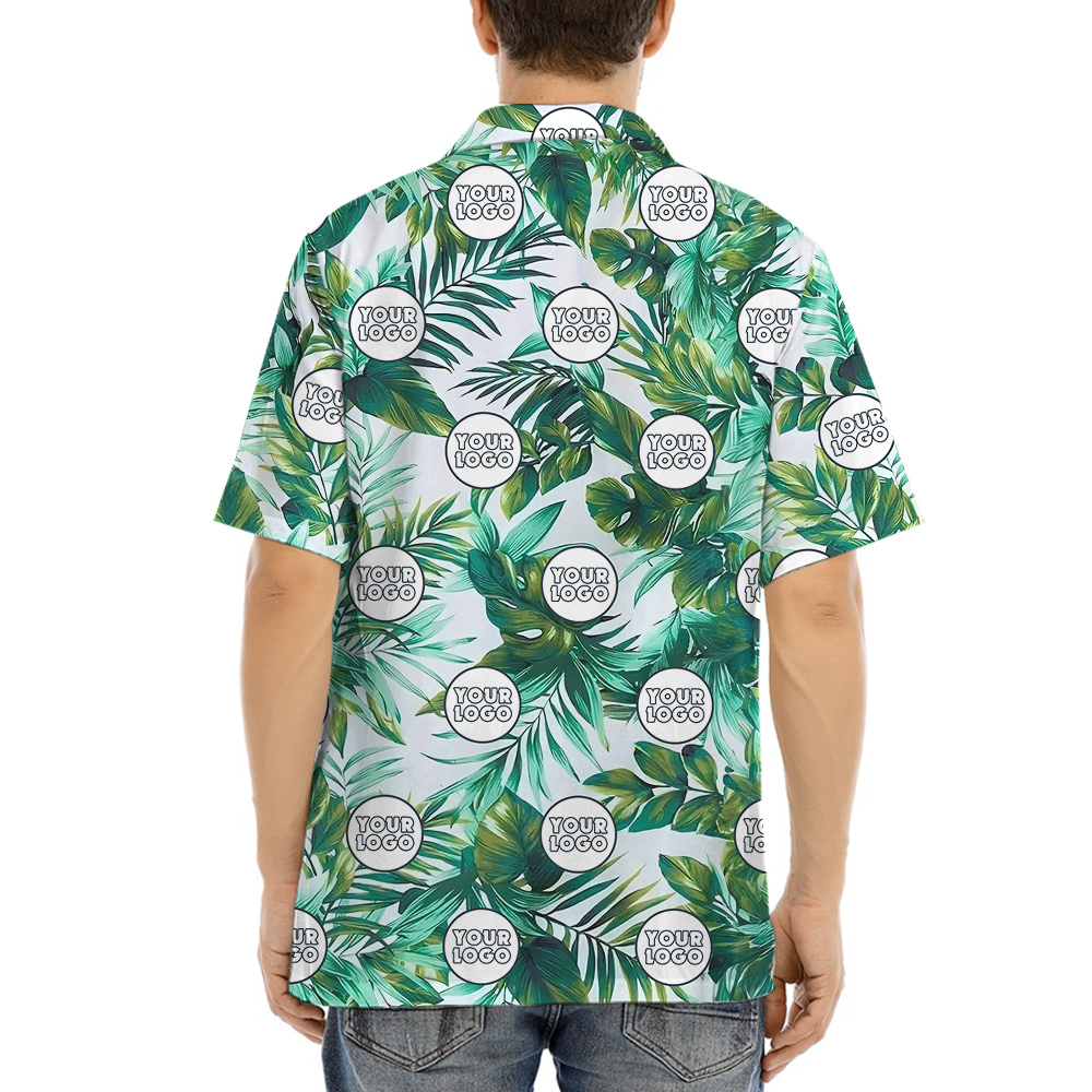 Fresh Forest Theme Custom Logo Hula Shirt