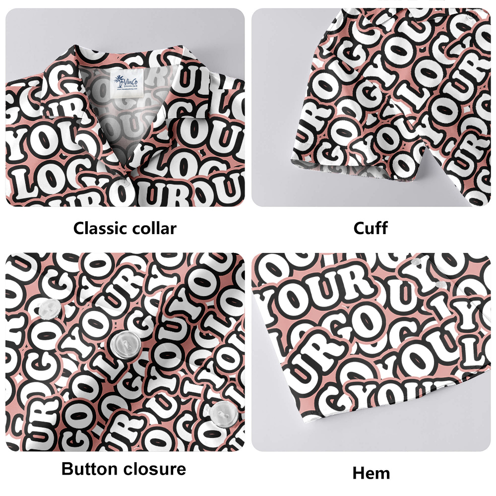 All Over Print Team Logo Hawaiian Shirt